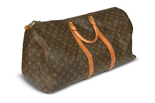Lot 156 - Louis Vuitton, a monogrammed canvas and leather 'Keepall' holdall