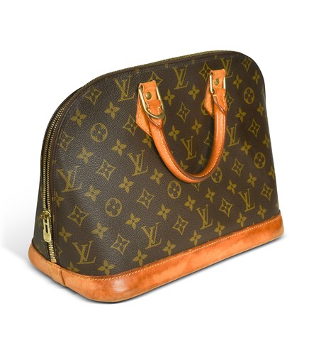 Lot 155 - Louis Vuitton, a monogrammed canvas and leather 'Alma' handbag