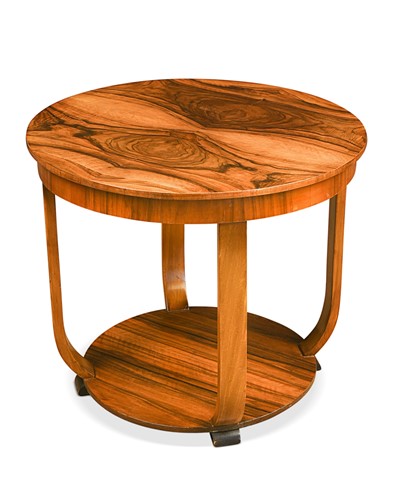 Lot 227 - An Art Deco walnut occasional table, circa 1930