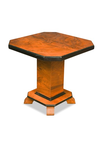 Lot 220 - An Art Deco walnut occasional table, circa 1930