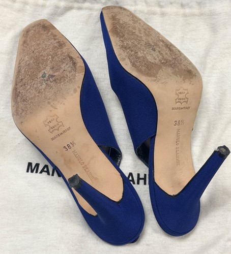 Lot 149 - Manolo Blahnik, four pairs of ladies slingback sandals