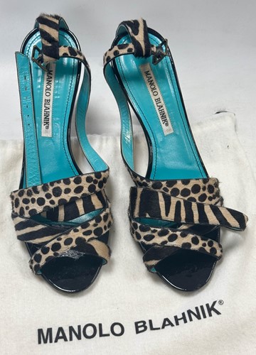 Lot 149 - Manolo Blahnik, four pairs of ladies slingback sandals