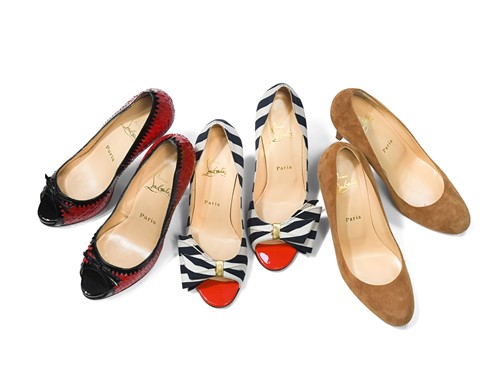 Lot 147 - Christian Louboutin, three pairs of ladies heels