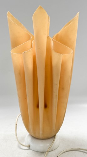Lot 260 - A Georgia Jacob 'Athena' handkerchief lamp, 1970s