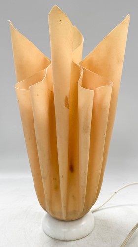 Lot 260 - A Georgia Jacob 'Athena' handkerchief lamp, 1970s