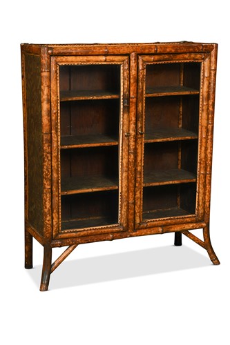 Lot 574 - A bamboo cabinet, circa 1900