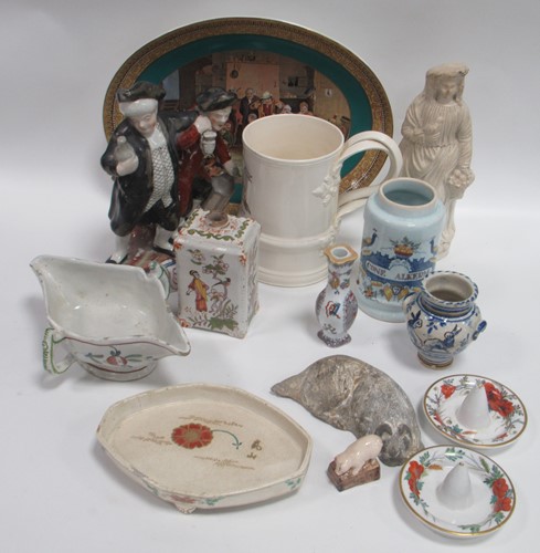 Lot 84 - A collection of decorative ceramics, to...