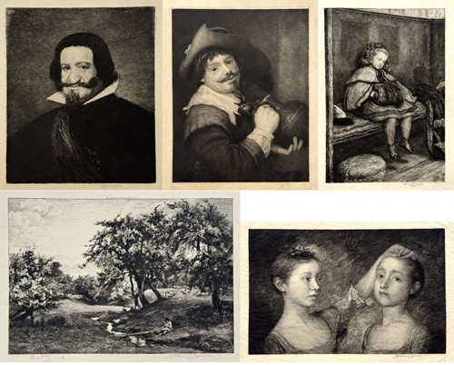 Lot 61 - A Collection of Five Etchings By Nathaniel Sparks RE (1880-1956)
