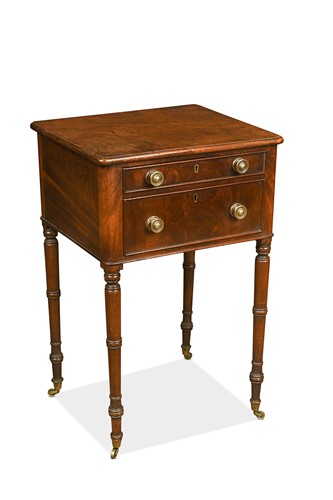 Lot 349 - A Regency mahogany side table