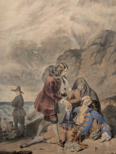 Lot 370 - Attributed to Sir Frederick William Burton RHA (Irish, 1816-1900)