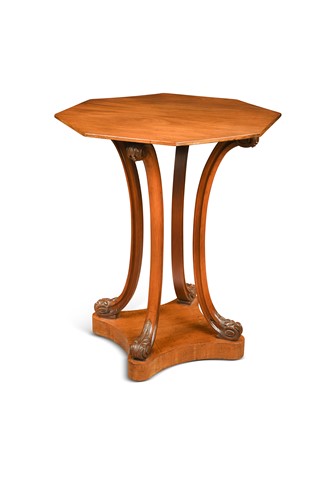 Lot 397 - A William IV mahogany pedestal table