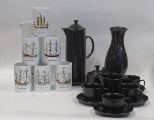 Lot 99 - Wedgwood Etruria coffee set comprising coffee...