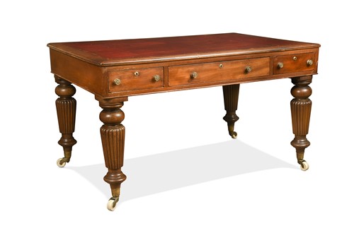 Lot 351 - A Victorian mahogany library table