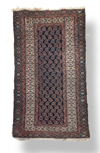 Lot 710 - An early 20th century Hamadan boteh rug, 196 x...