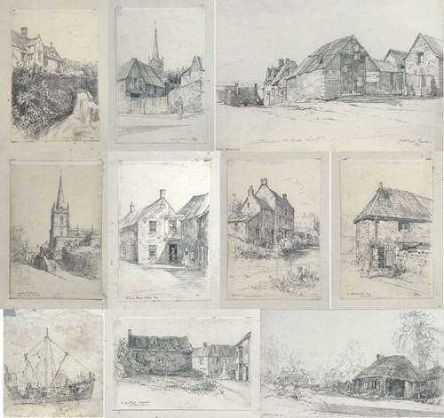 Lot 89 - A Collection Of Drawings By Nathaniel Sparks RE (1880-1956)