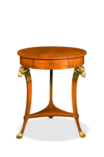 Lot 478 - A Baltic birch gueridon centre table, 19th century