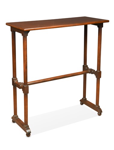 Lot 370 - A small mahogany console table, 19th century