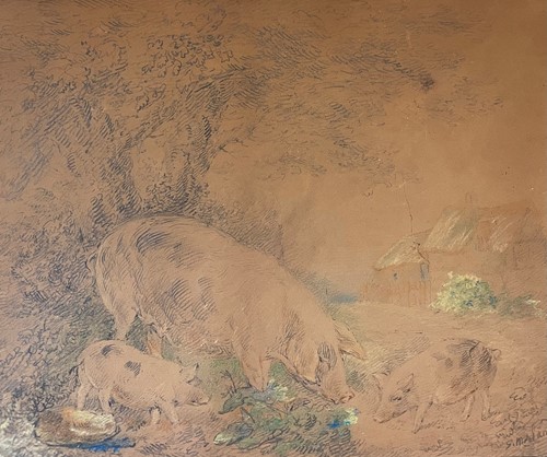 Lot 12 - Attributed to George Morland (British, 1763-1804)