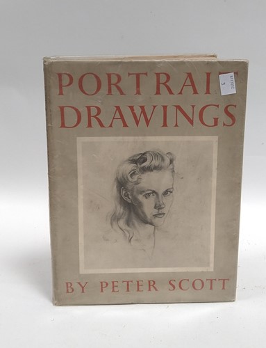 Lot 239 - Peter Scott, Portrait Drawings, 1949, signed...
