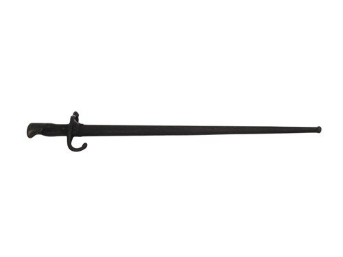 Lot 199 - A 19th century French bayonet and scabbard