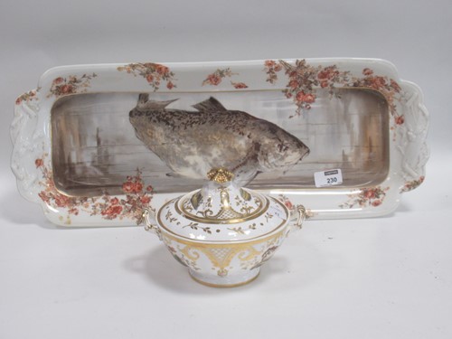 Lot 230 - Various 19th century English ceramics to...