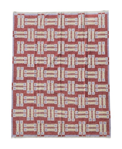 Lot 576 - A flat weave carpet in the manner of Märta Måås-Fjetterström, of recent manufacture