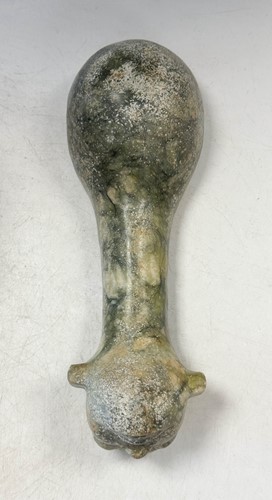 Lot 57 - A Chinese grey pottery vase, Han Dynasty