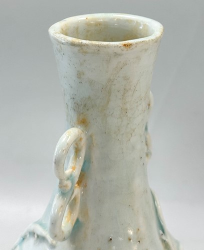 Lot 1 - A Chinese Qingbai ware plum blossom vase, Southern Song/Yuan (1279-1368), probably circa 1320
