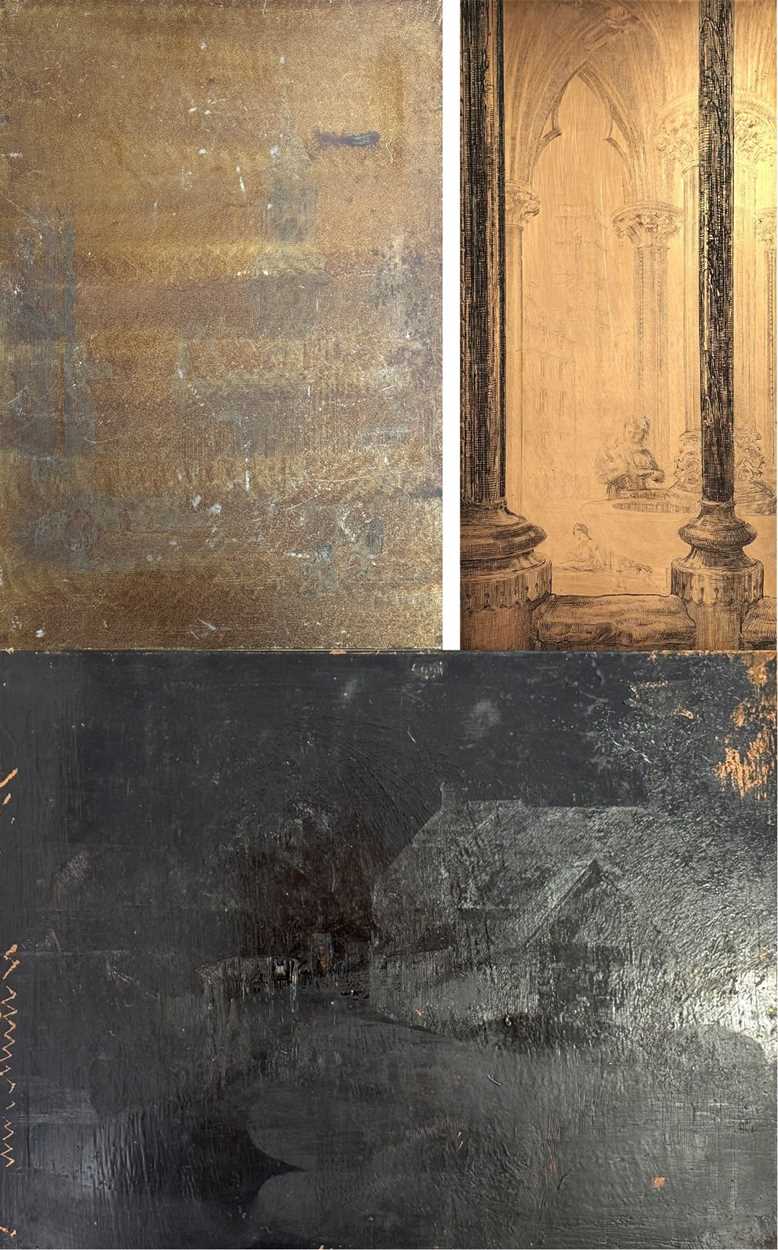 Lot 105 - A Collection Of Three Copper Printing Plates By Nathaniel Sparks RE (1880-1956)