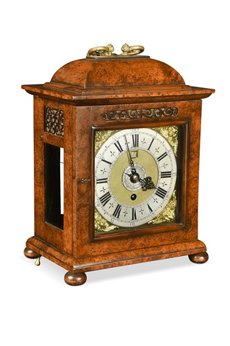 Lot 400 - A William & Mary bracket clock by Joseph Williamson, London