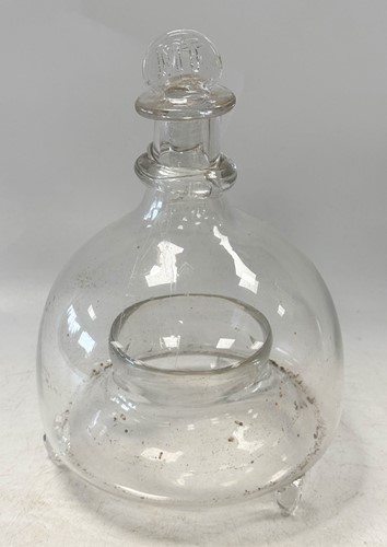Lot 541 - Two glass fly or wasp catchers, 19th century