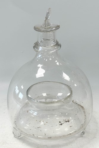 Lot 541 - Two glass fly or wasp catchers, 19th century