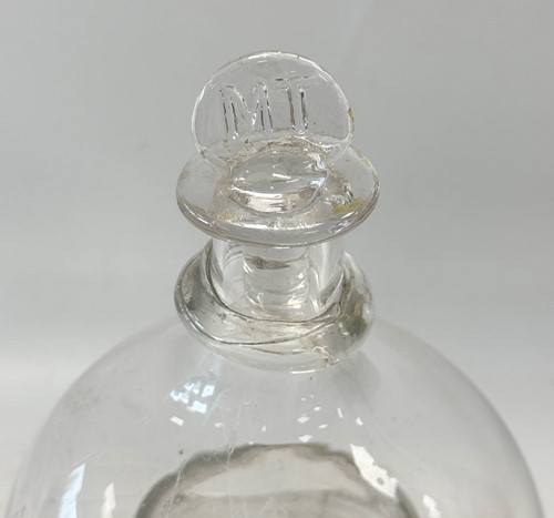 Lot 541 - Two glass fly or wasp catchers, 19th century