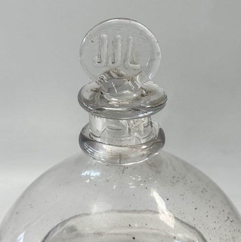 Lot 541 - Two glass fly or wasp catchers, 19th century