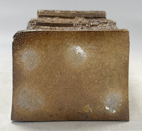 Lot 288 - An unusual salt glazed pottery model of 'The Oak' public house, 19th century