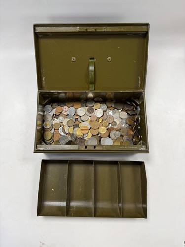 Lot 261 - A strongbox containing a large collection of...