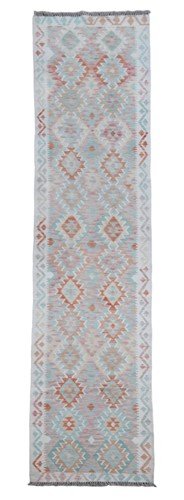 Lot 322 - An Anatolian style kilim runner, of recent manufacture
