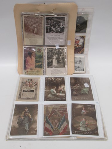 Lot 171 - Old postcards - 130 First World War period,...