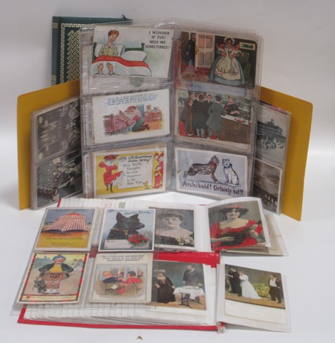 Lot 174 - Old postcards - a collection including actors...