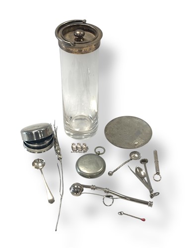 Lot 266 - A collection of silver items including...