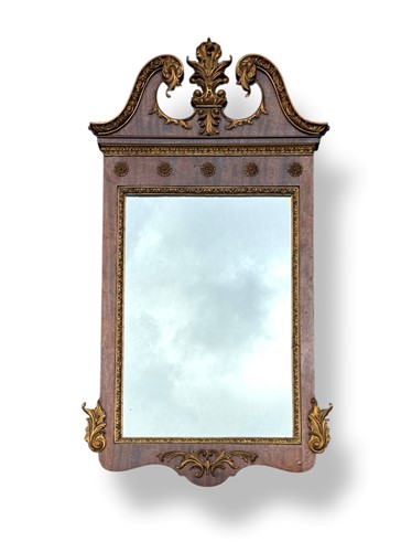 Lot 603 - A George II style mahogany and parcel gilt...