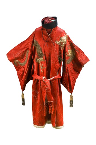 Lot 95 - A Korean ceremonial silk dress, circa 1920s