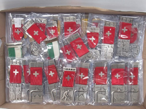 Lot 222 - A collection of 66 Swiss rifle shooting and...
