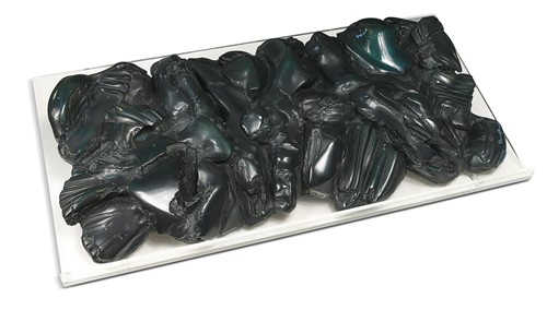 Lot 167 - Helaine Blumenfeld (1942-), Untitled, a bronze relief