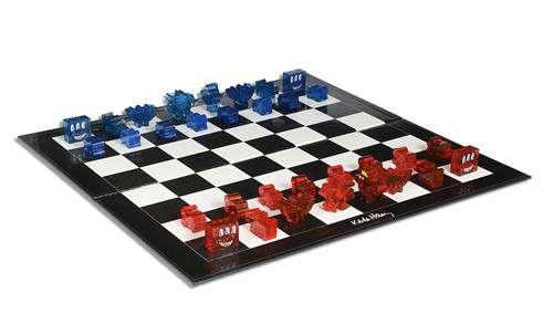 Lot 174 - Keith Haring (1958-1990), Chess Set, 2001