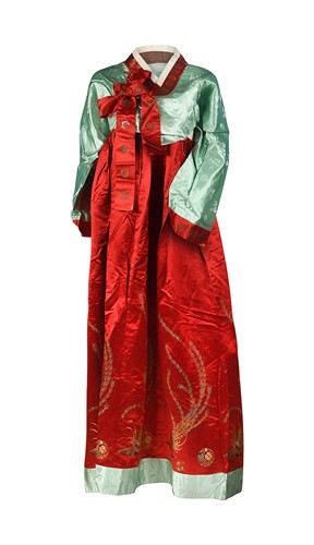 Lot 96 - A Korean ladies Hanbok dress, circa 1920s