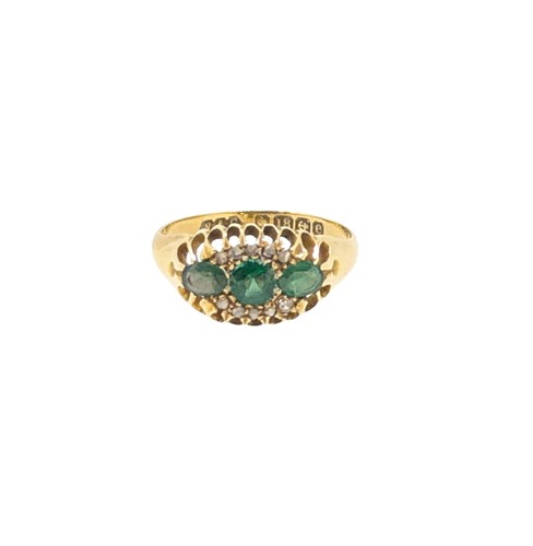 Lot 70 - An Edwardian 18ct gold ring