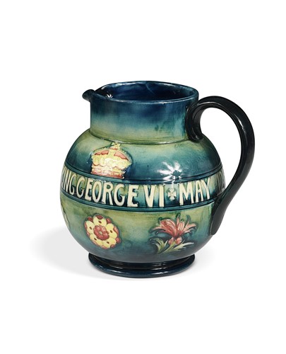 Lot 63 - A Moorcroft King George VI commemorative coronation jug, 1937