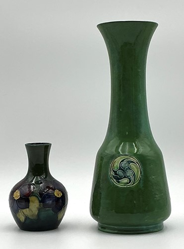Lot 1 - Moorcroft for Liberty & Co., a tall green...