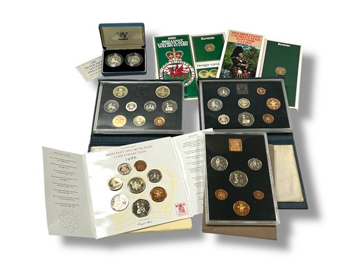 Lot 181 - Royal Mint - Four United Kingdom proof coin collections